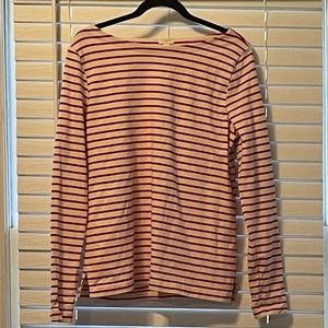 J.Crew Factory Mariner Striped Boatneck Tee